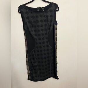 Marc Cain Black and Gold Pattern  Dress